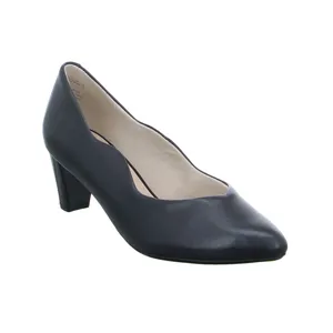 CAPRICE Pumps Schwarz Leder 
