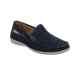 IMAC Halbschuh-Schlüpfer Blau Leder 