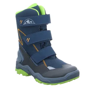 SUPERFIT Winterstiefel Unisex Jungen- Snowboot Membran Blau Textil 