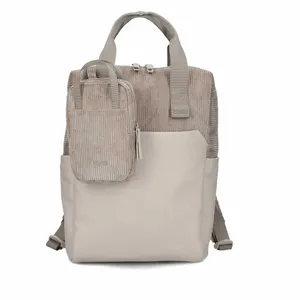 ZWEI mit Handytäschli Rucksack Taupe Textil ZWEI mit Handytäschli Rucksack Taupe Textil