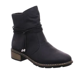 RIEKER Boot Schwarz Lederimitat RIEKER Boot Schwarz Lederimitat