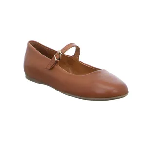 SCHUHENGEL Ballerina Cognac Leder SCHUHENGEL Ballerina Cognac Leder