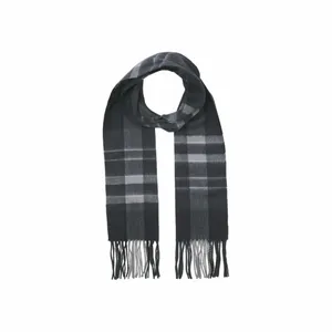 JACK & JONES Fransen Schal Grau Textil JACK & JONES Fransen Schal Grau Textil