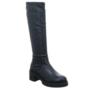 SCHUHENGEL Stiefel Schwarz Leder SCHUHENGEL Stiefel Schwarz Leder