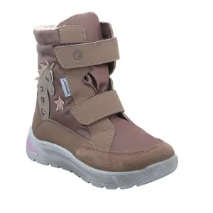 RICOSTA Mädchen Schneestiefel Kleinkinder-Snowboot Membran Beige Textil RICOSTA Mädchen Schneestiefel Kleinkinder-Snowboot Membran Beige Textil