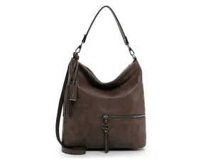 TAMARIS Beuteltasche Taupe Lederimitat TAMARIS Beuteltasche Taupe Lederimitat