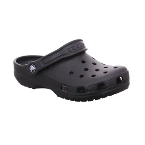 CROCS BADSCHUHE UNISEX Schwarz Leder 