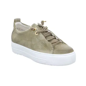 PAUL GREEN Sneaker Khaki Leder 