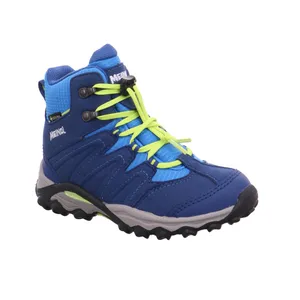 MEINDL Kinder-Wanderschuhe Blau Leder  mit Gore-Tex 