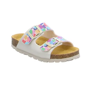 BIOLife Mädchen Kinder-Pantolette Multicolor Lederimitat BIOLife Mädchen Kinder-Pantolette Multicolor Lederimitat