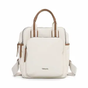 TAMARIS Rucksack Offwhite Lederimitat 
