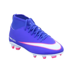 NIKE JR SUPERFLY 10 CLUB FG/MG Fussball Nocken Blau Synthetik NIKE JR SUPERFLY 10 CLUB FG/MG Fussball Nocken Blau Synthetik