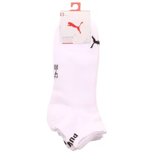 PUMA SOCKEN 3-ER Pack Freizeitsocken Weiss Textil PUMA SOCKEN 3-ER Pack Freizeitsocken Weiss Textil