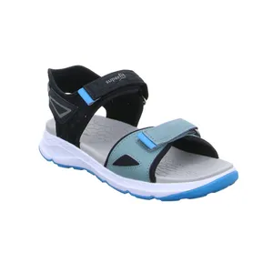 SUPERFIT Sommerschuh Jungen-Sandale Schwarz Textil 