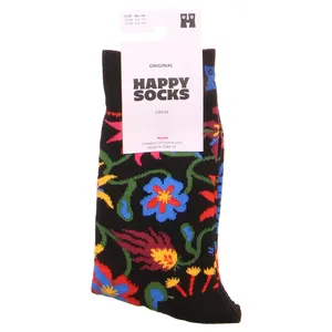 HAPPY SOCKS Floral (Blumenprint) Freizeitsocken Schwarz Textil HAPPY SOCKS Floral (Blumenprint) Freizeitsocken Schwarz Textil