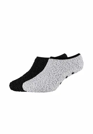 CAMANO Sneaker ABS 2-ER P. Antirutsch-Socken Schwarz Textil CAMANO Sneaker ABS 2-ER P. Antirutsch-Socken Schwarz Textil