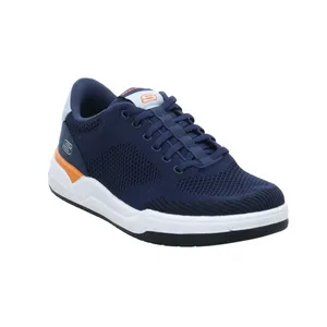 SKECHERS Halbschuhe Sneaker Stoff Blau Synthetik 