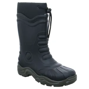 * Gummistiefel Warmfutter Schwarz Synthetik 