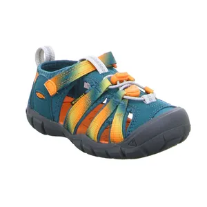 KEEN Kleinkinder-Sandale Grün Textil  Mit Zehenschutz 