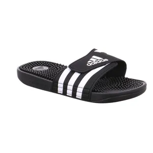 ADIDAS BADSCHUHE UNISEX Schwarz Synthetik ADIDAS BADSCHUHE UNISEX Schwarz Synthetik