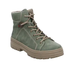 RIEKER Boot Olive Lederimitat RIEKER Boot Olive Lederimitat