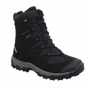 MEINDL Snowboots Herren Schwarz Lederimitat  mit Gore-Tex 