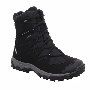 MEINDL mit Gore-Tex Snowboots Herren Schwarz Lederimitat MEINDL mit Gore-Tex Snowboots Herren Schwarz Lederimitat