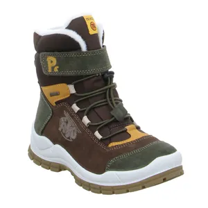 PRIMIGI Winter Boot Jungen-Winter-Bottine Braun Leder 