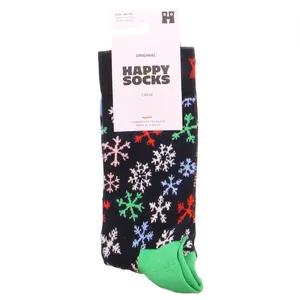 HAPPY SOCKS Snow (Schneesterne) Freizeitsocken Schwarz Textil HAPPY SOCKS Snow (Schneesterne) Freizeitsocken Schwarz Textil