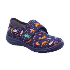 BECK Unisex Kinder-Hausschuh Dunkelblau Textil 