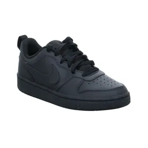 NIKE Kinder Sportschuh Schwarz Lederimitat 
