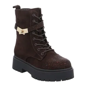 LA STRADA Boot Braun Lederimitat LA STRADA Boot Braun Lederimitat