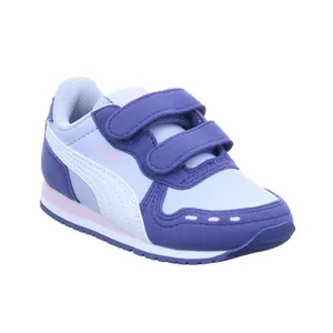 PUMA unisex Sneaker Baby-Sport-Bottine Hellblau Lederimitat 