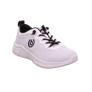 BUGATTI SHOES Halbschuhe Sneaker Stoff Weiss Textil 