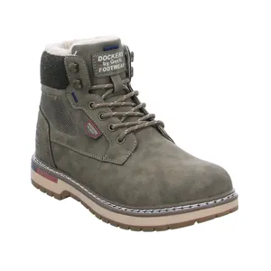DOCKERS Winter-Boots Khaki Lederimitat DOCKERS Winter-Boots Khaki Lederimitat