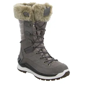 LOWA Snowboots Damen Grau Leder 