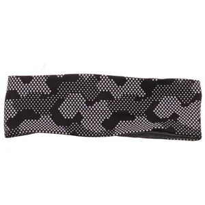 CHILLOUTS reflektierend Stirnband Schwarz Textil 