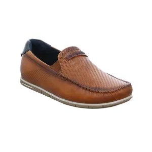 BUGATTI SHOES Halbschuh Cognac Leder BUGATTI SHOES Halbschuh Cognac Leder