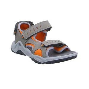 IMAC Sommerschuh Jungen-Sandale Grau Leder 