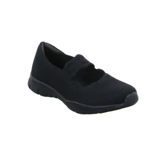 SKECHERS Ballerina Schwarz Textil SKECHERS Ballerina Schwarz Textil