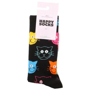 HAPPY SOCKS Katze Freizeitsocken Schwarz Textil HAPPY SOCKS Katze Freizeitsocken Schwarz Textil
