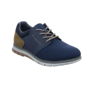 BUGATTI SHOES Halbschuh-City Blau Synthetik 