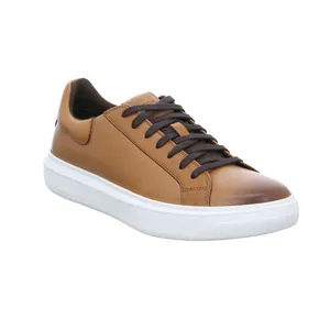 GEOX Halbschuhe Sneaker Cognac Leder GEOX Halbschuhe Sneaker Cognac Leder