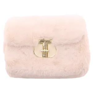 * Wintertasche Offwhite Textil 