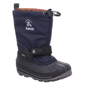 KAMIK Kinder-Snowboot Blau Textil  Schneestiefel 