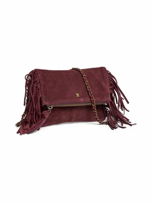 PIECES Umhängetasche Bordeau Leder PIECES Umhängetasche Bordeau Leder