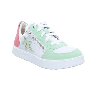 SUPERFIT Mädchen-Halbschuh Binder Weiss Leder  Sneaker 