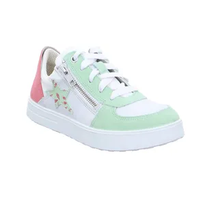 SUPERFIT Sneaker Mädchen-Halbschuh Binder Weiss Leder 
