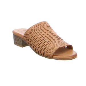 COSMOS COMFORT Pantolette Cognac Leder COSMOS COMFORT Pantolette Cognac Leder