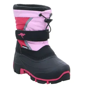 KANGAROOS Kinder-Snowboot Pink Synthetik  Schneestiefel 
